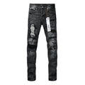 Purple P001 | Black Distressed