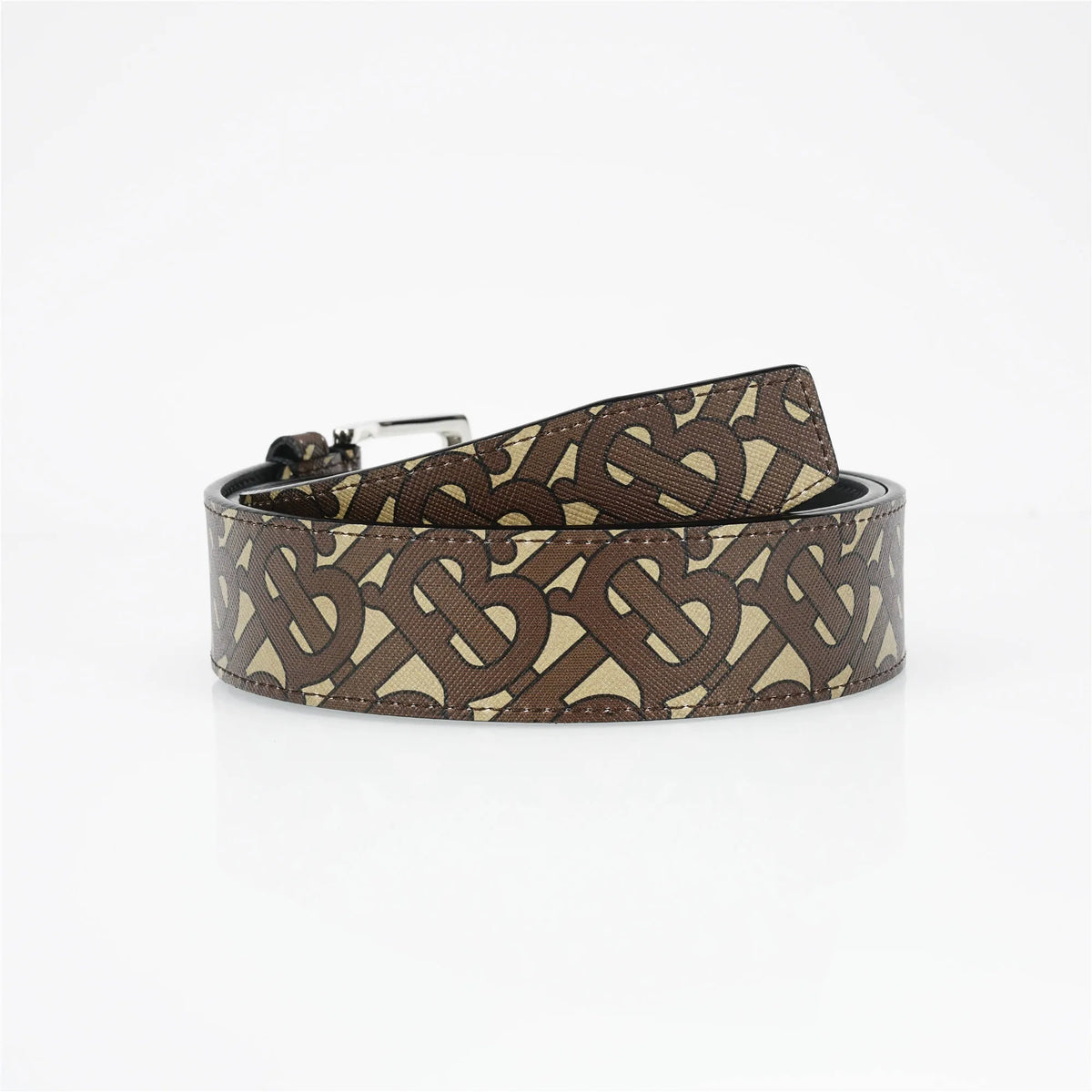 Burberry TB Monogram Belt | Brown