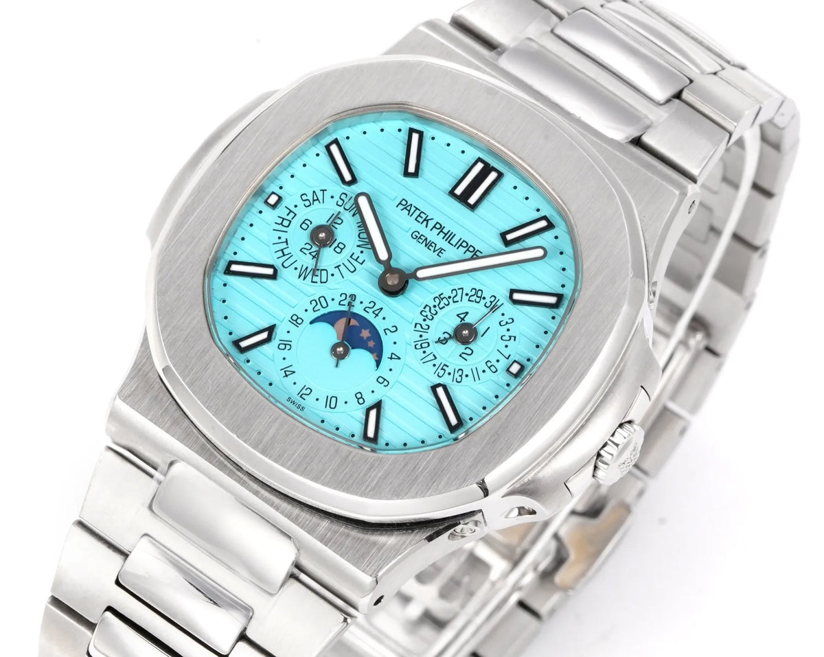Patek Philippe Nautilus Perpetual Calendar | Tiffany Blue