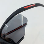 Prada Sport Shield Sunglasses | Black & Red