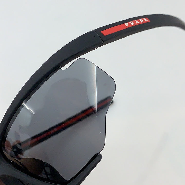 Prada Sport Shield Sunglasses | Black & Red