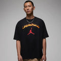 Jordan Jumpman Flame T-Shirt | Black & Red