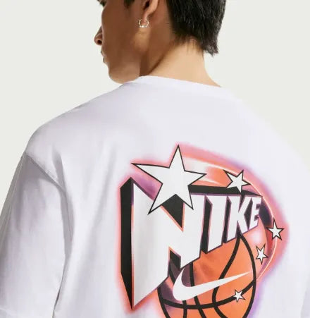 Nike Sportswear T-Shirt | White & Orange