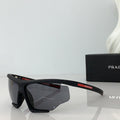 Prada Sport Shield Sunglasses | Black & Red