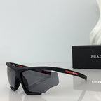 Prada Sport Shield Sunglasses | Black & Red