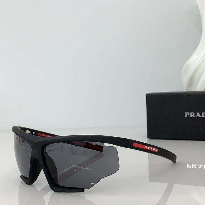 Prada Sport Shield Sunglasses | Black & Red