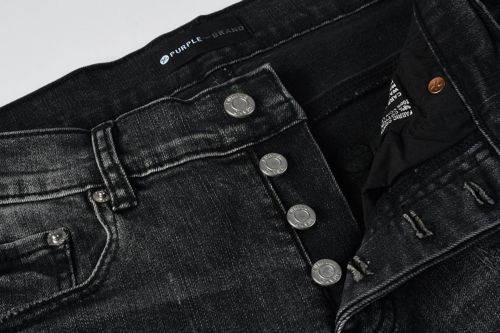 Purple P001 | Black Distressed