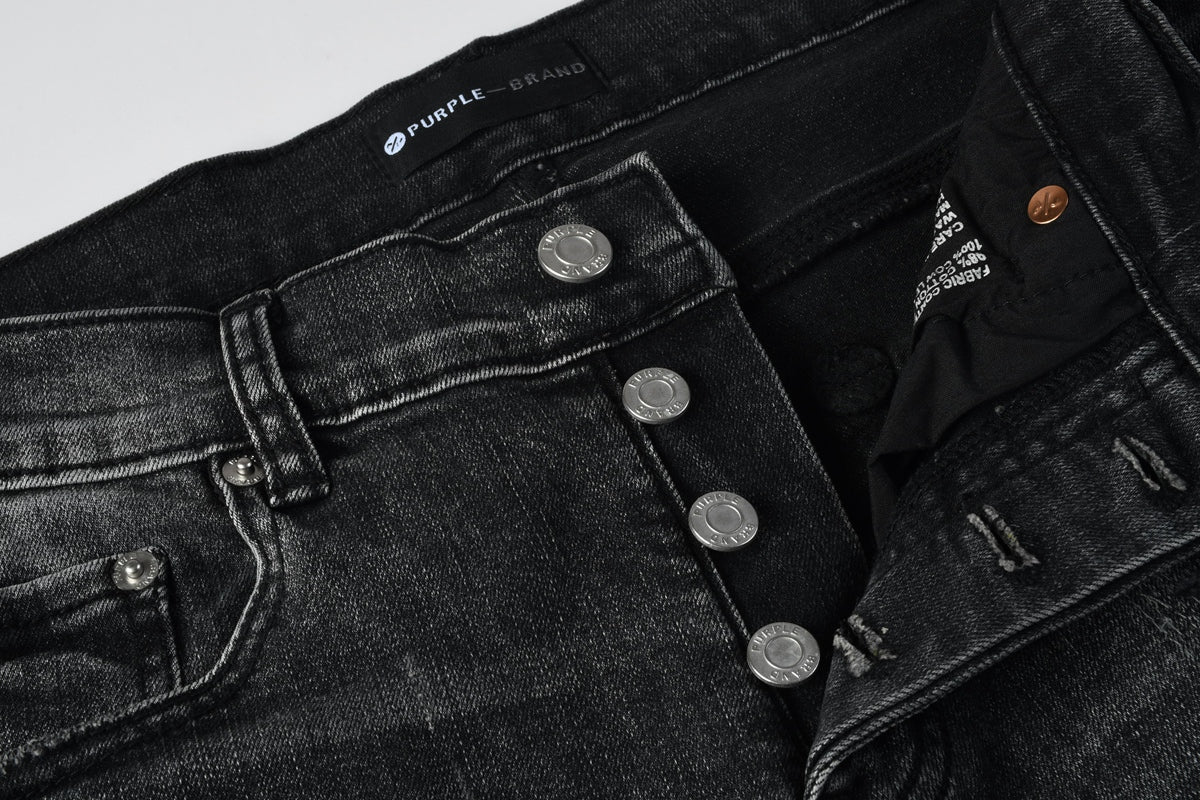 Purple P001 | Black Distressed