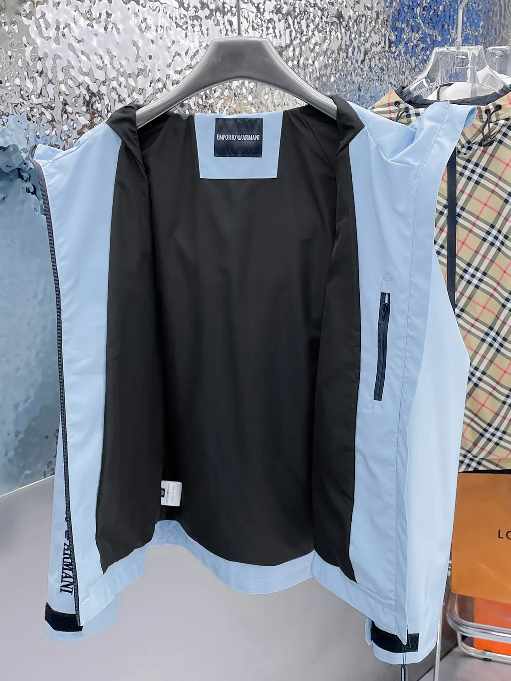 Emporio Armani Lightweight Jacket | Ice Blue