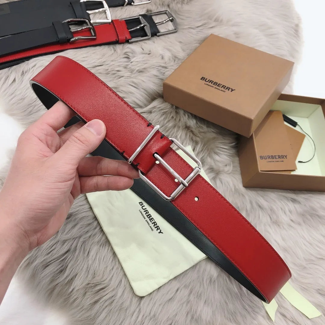 Burberry Reversible Belt | Black & Red