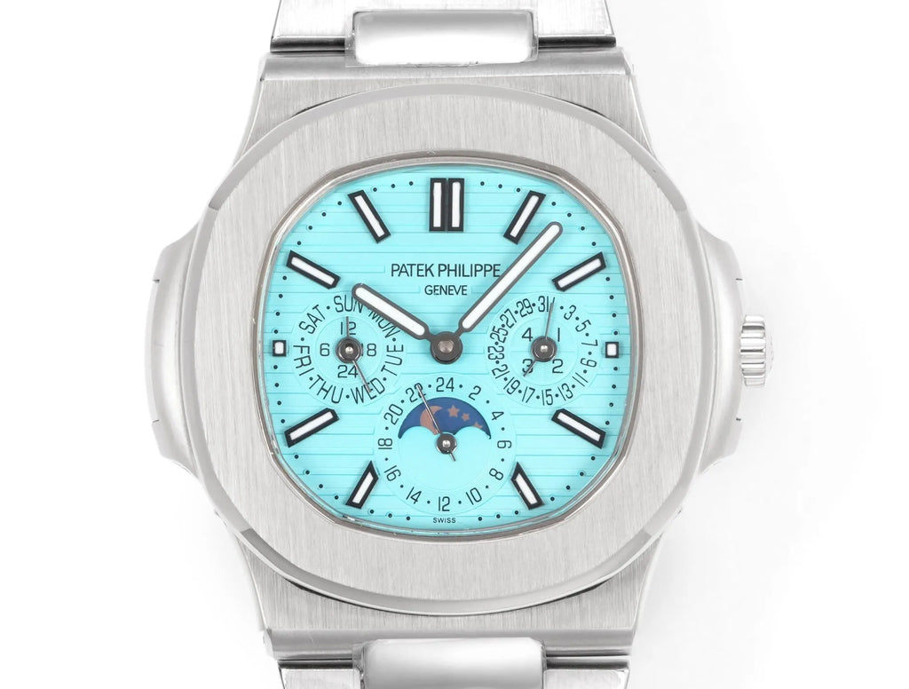 Patek Philippe Nautilus Perpetual Calendar | Tiffany Blue