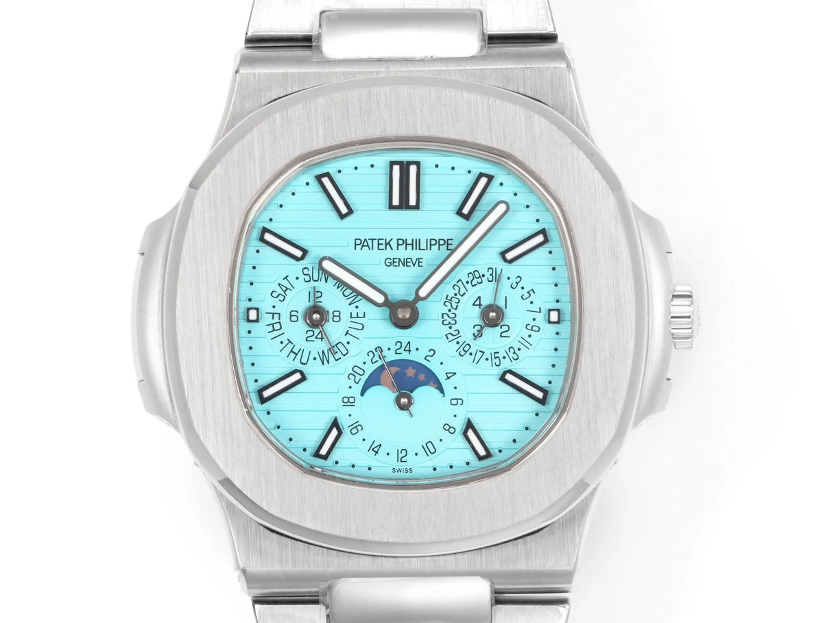 Patek Philippe Nautilus Perpetual Calendar | Tiffany Blue