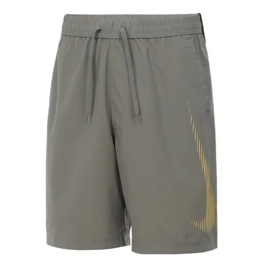 Nike Swim Shorts | Grey & Gold