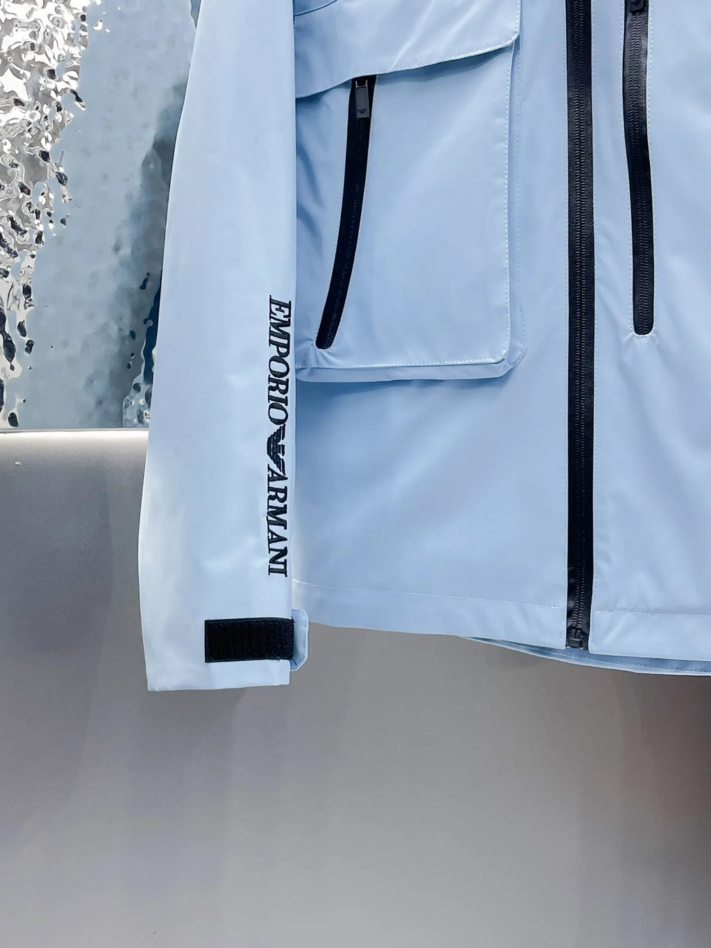 Emporio Armani Lightweight Jacket | Ice Blue
