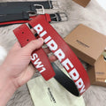 Burberry Reversible Belt | Black & Red