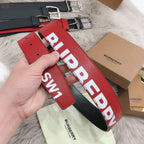 Burberry Reversible Belt | Black & Red