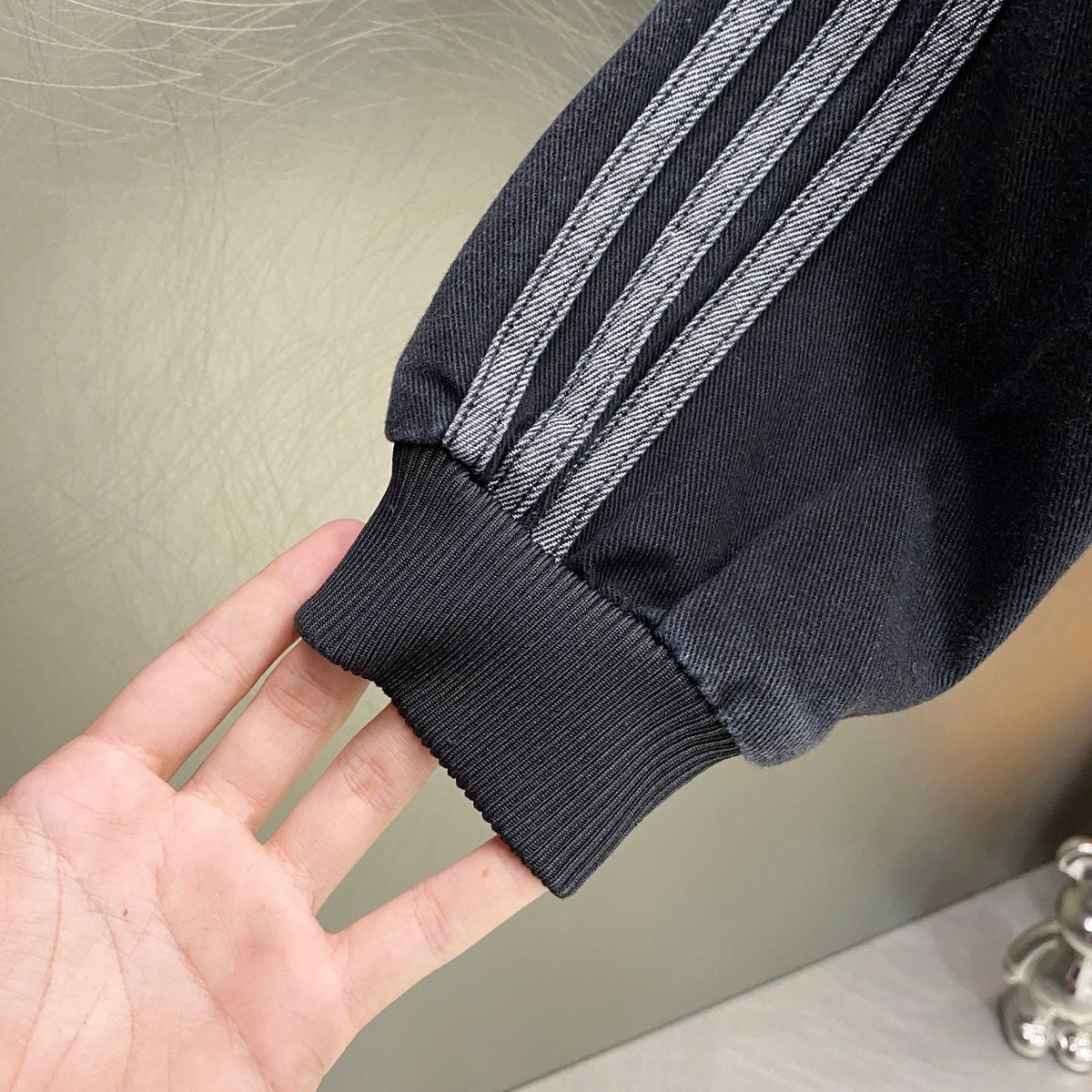 adidas Originals Track Jacket | Black & Grey